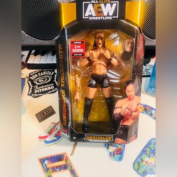 Konosuke Takeshita Unrivaled 5000限定 AEW Unrivaled Series 16 Konosuke Takeshita 1/5000 Chase Action
